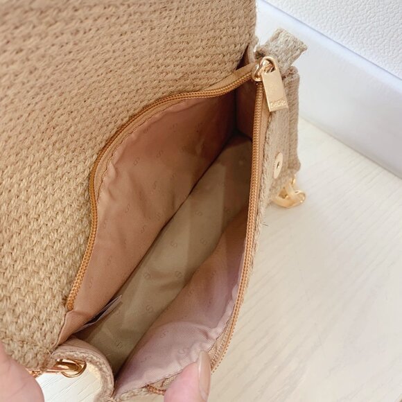 Dior Raffia Straw Bag Acrylic shoulder strap - Picture 3 of 16